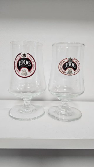 2 Copas Cerveza 1906 Antiguas