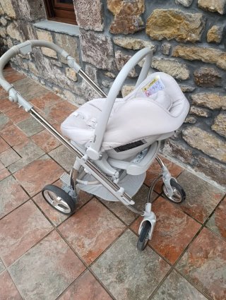 Silla trio Bebecar (capazo,cuco y silla de paseo)