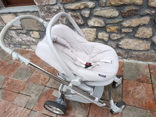Silla trio Bebecar (capazo,cuco y silla de paseo)