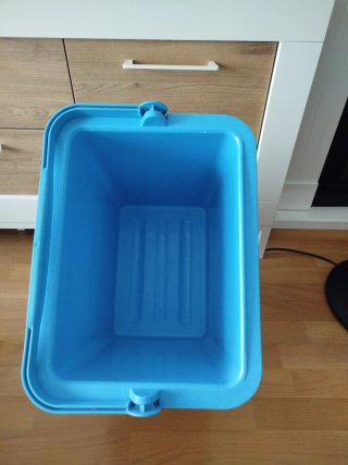 Nevera Portátil 25L Gris y Azul