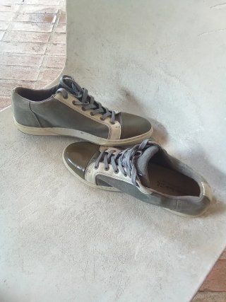 Zapatillas Montana Jack grises y blancas no 44