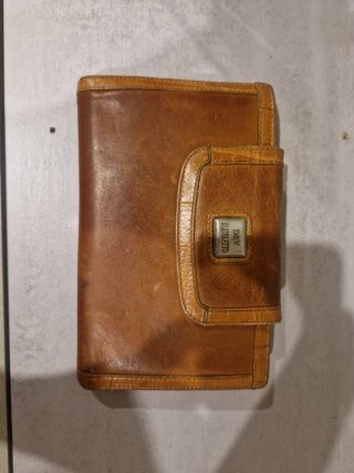 Cartera D&V Daviletto Piel Color Coñac