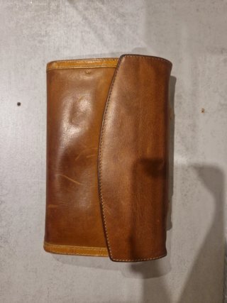Cartera D&V Daviletto Piel Color Coñac