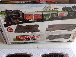 Tren de Juguete Circuito Ferroviario 17 Piezas