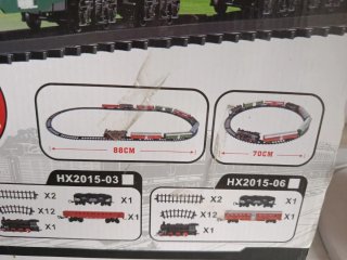 Tren de Juguete Circuito Ferroviario 17 Piezas