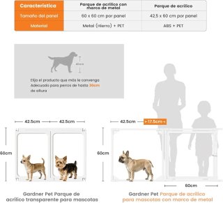 Parque para Perros 8 Piezas