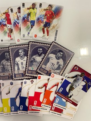 Lote 38 cartas Panini x Kayou World Cup 2026