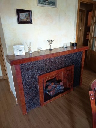 Chimenea "falsa" decorativa / mueble decoración