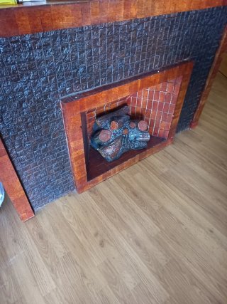 Chimenea "falsa" decorativa / mueble decoración