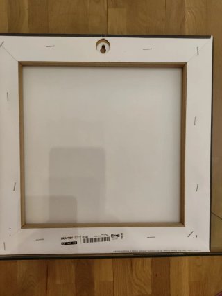 Cuadro Ikea Ramo de Rosas Blanco y Negro