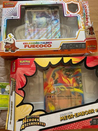 Cartas Pokémon Héroes Ascendentes + Coleccionables