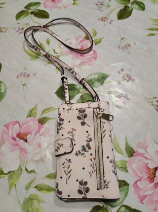 Bolso Parfois beige flores