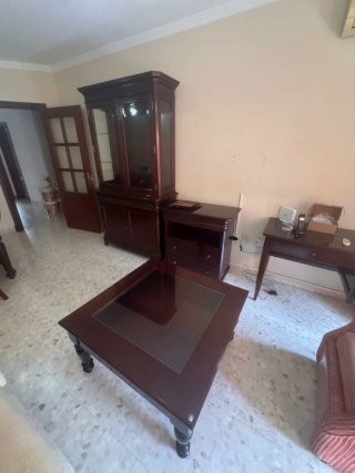Mesa de centro madera y cristal