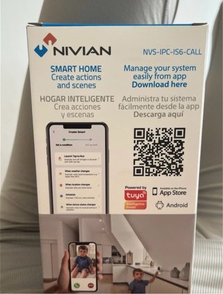 Cámara de Seguridad Nivian Smart con Intercom
