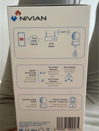 Cámara de Seguridad Nivian Smart con Intercom