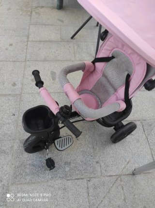 Triciclo infantil rosa