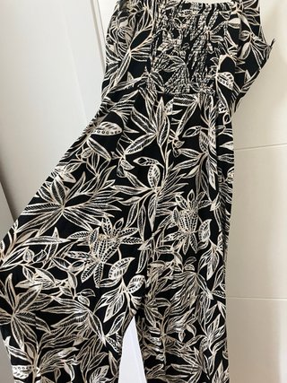 Mono largo estampado floral
