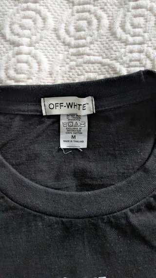 Camiseta Off-White Negra Talla M