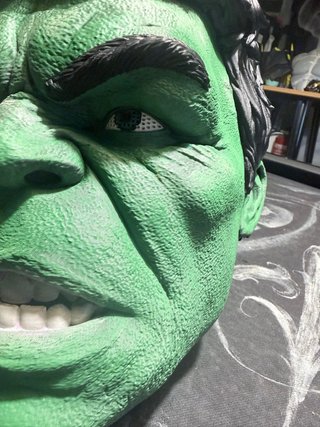 Máscara realista Hulk