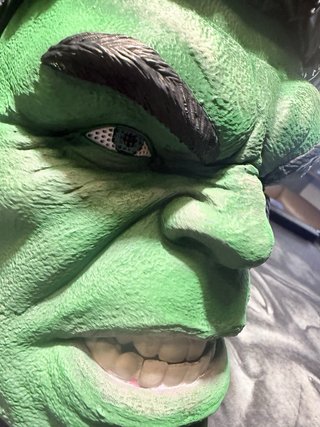 Máscara realista Hulk