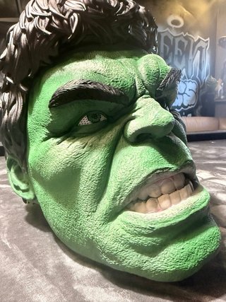 Máscara realista Hulk