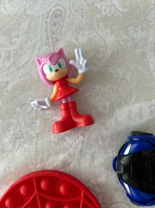 Lote: Pop it Spiderman, Sonic y Transformer