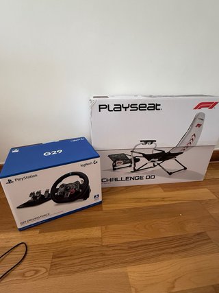 Cockpit Sim Racing Playseat F1 + Logitech G29