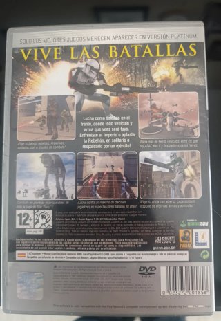 Star Wars Battlefront PS2 Platinum PAL