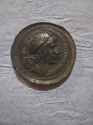 Moneda Antigua Bronce Citius Altius Fortius