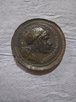 Moneda Antigua Bronce Citius Altius Fortius