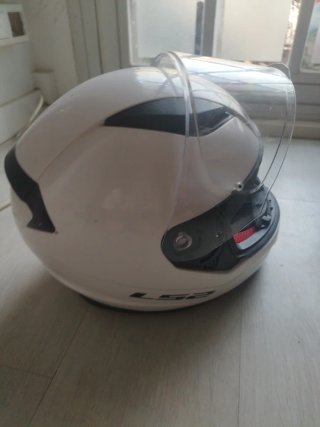 Casco Moto Blanco LS2 Talla XL