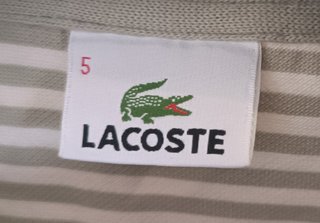 Camiseta Lacoste Vintage Rayas Talla 5