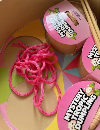 Caja de dumplings con 3 dumplings