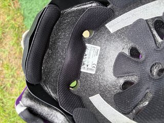 Casco infantil morado Oxelo
