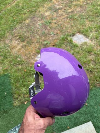 Casco infantil morado Oxelo