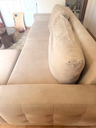 Sofá modular beige 3 metros