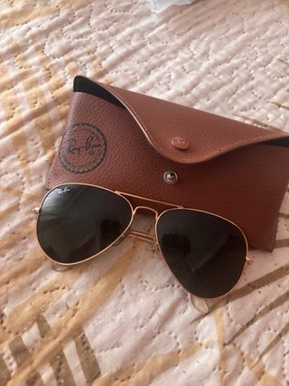 Gafas Ray-Ban Aviador Negro/Dorado