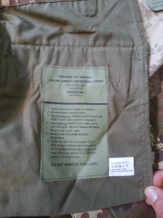 Pantalones Militares 35-39 IN