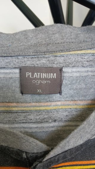 Maglia uomo righe Platinum XL