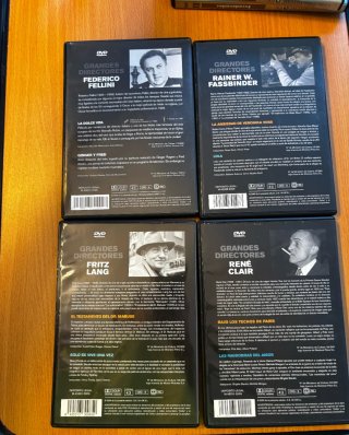 LOTE 8 DVDs Cine Grandes Directores Hitchcock