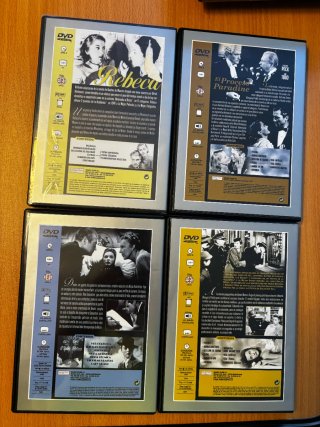 LOTE 8 DVDs Cine Grandes Directores Hitchcock