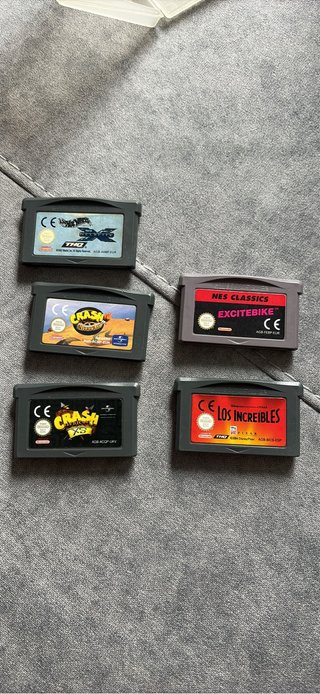 Pack 5 Juegos GBA Originales