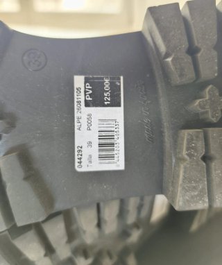 Botas altas de piel ALPE negras