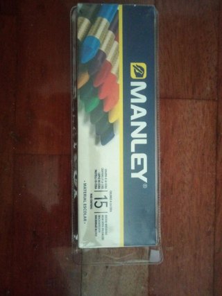 Manley Lápices de Cera 15 Unidades