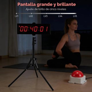 Cronómetro Digital LED Multifunción