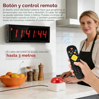 Cronómetro Digital LED Multifunción