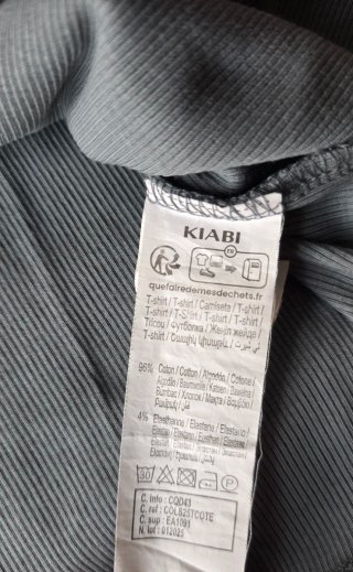 Pack 2 Camisetas Manga Corta Kiabi Talla L