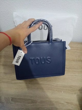 Bolso parecido a Tous Azul Marino