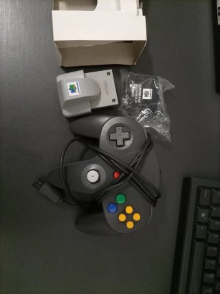 Mando Nintendo 64 y Rumble Pak y Expansión pack