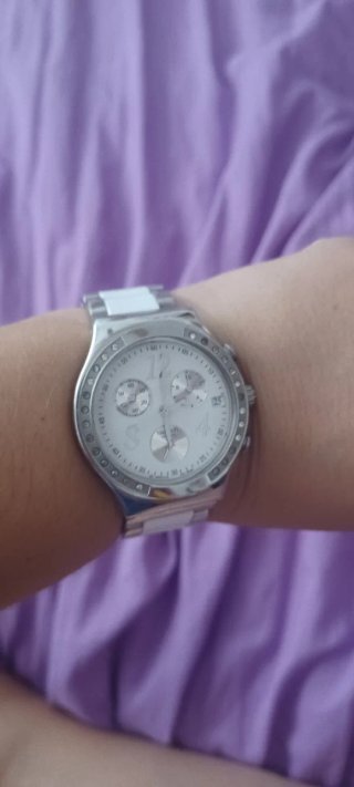 Swatch Irony Chrono Dreamwhite YCS511G original +